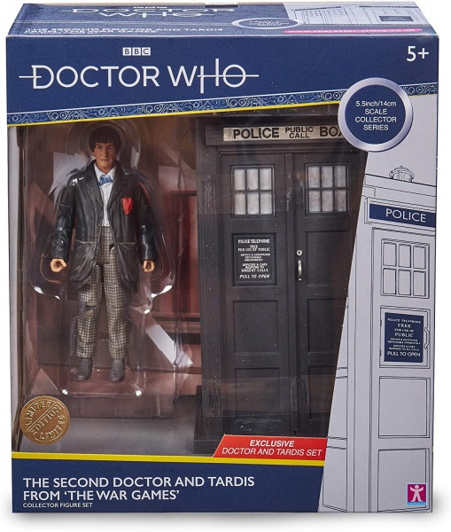 The Second Doctor Who & Tardis War Games Classic Collectors Figure Set