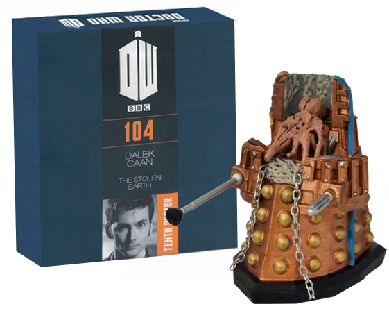 BUYING 15 Doctor Who Figure Dalek Caan RARE Eaglemoss Boxed Model Issue #104 DAMAGED PACKAGING