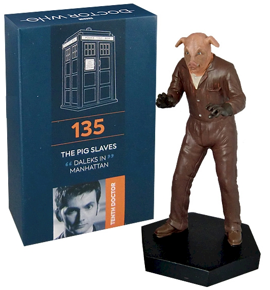 Doctor Who Figure The Pig Slaves Eaglemoss Boxed Model Issue #135 DAMAGED PACKAGING