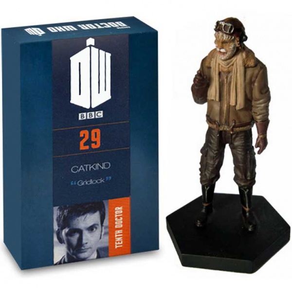 Doctor Who Figure Catkind Eaglemoss Boxed Model Issue #29 DAMAGED PACKAGING