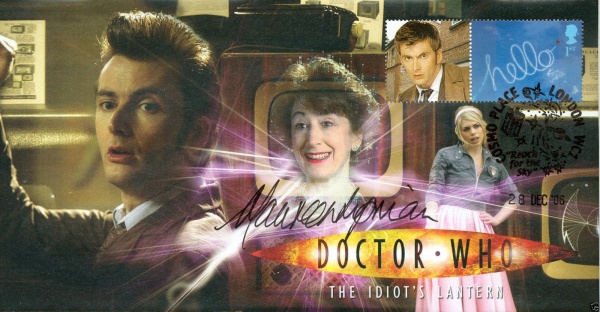 Doctor Who 2006 Series 2 Episode 7 The Idiot's Lantern Collectible Stamp Cover Signed by MARK GATISS