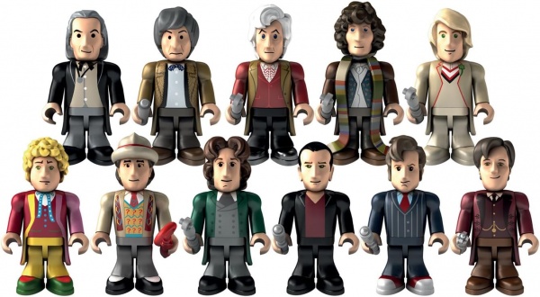 Doctor Who Character Building The Eleven Doctors Micro Figure Anniversary Set