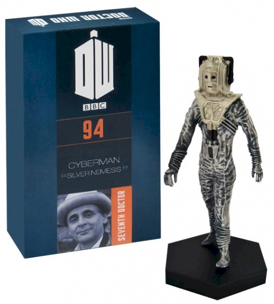 Doctor Who Figure Cyberman from the Silver Nemesis Eaglemoss Boxed Model Issue #94