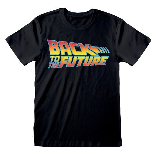 Back to the Future 'Logo' Black Adult T-Shirts