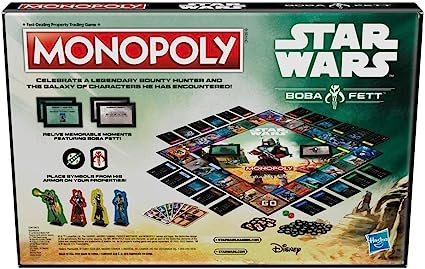 Star Wars Monopoly Boba Fett Edition Board Game