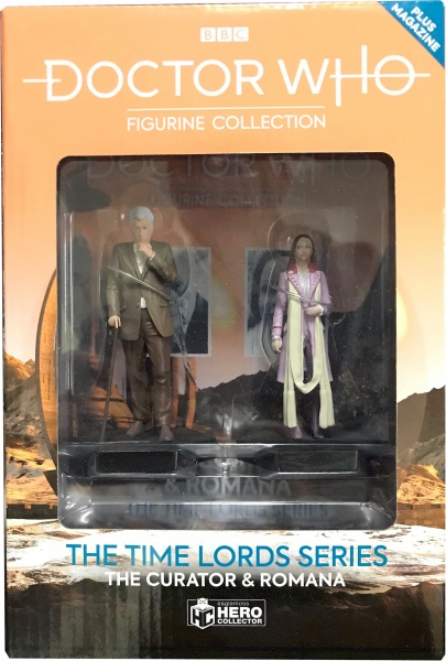 Doctor Who Figure Set The Curator & Romana Eaglemoss Time Lord Box #1
