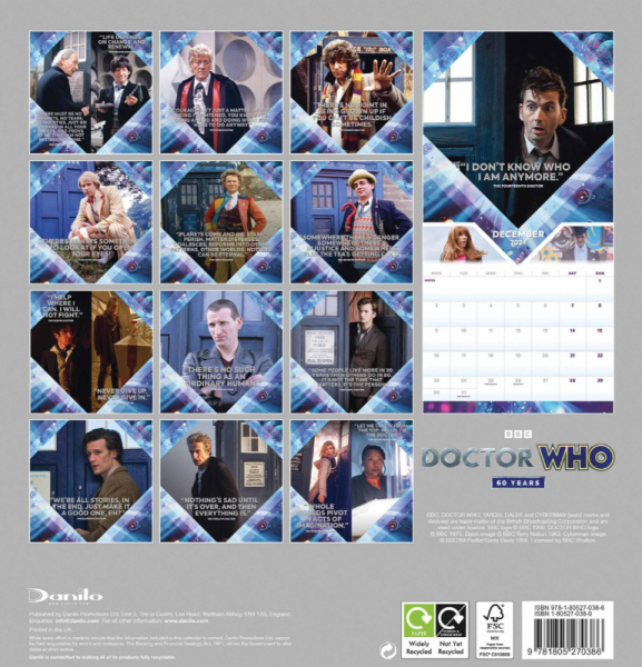 Doctor Who Official 2024 Wall Calendar