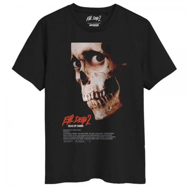 Evil Dead 2 'Movie Poster' Black Adult T-Shirts