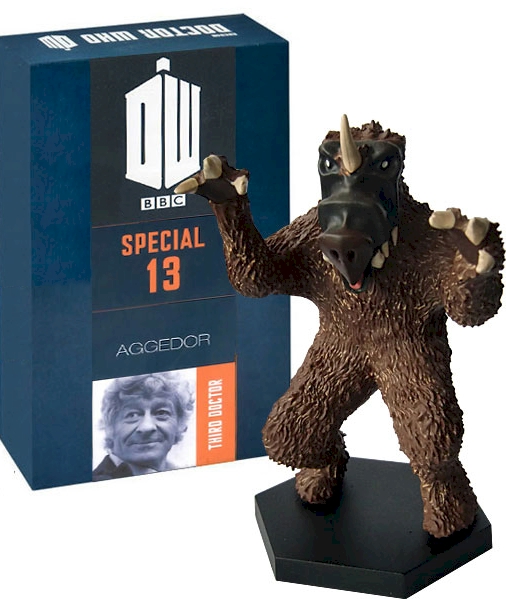 Doctor Who Figure Aggedor Eaglemoss Model Issue #S13 DAMAGED PACKAGING