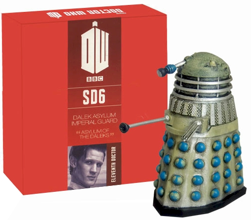 Doctor Who Figure Imperial Guard From The Asylum Of The Daleks Eaglemoss Boxed Model Issue Rare Dalek #SD6 DAMAGED PACKAGING