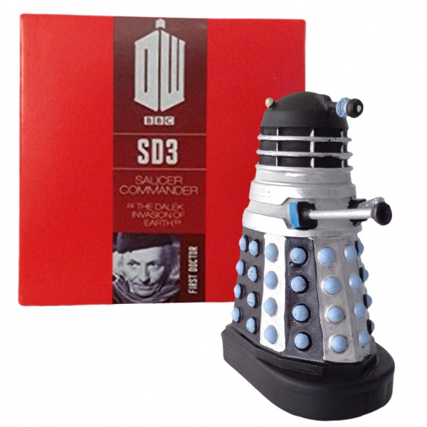 Doctor Who Figure Saucer Dalek Eaglemoss Model Issue #SD3 DAMAGED PACKAGING