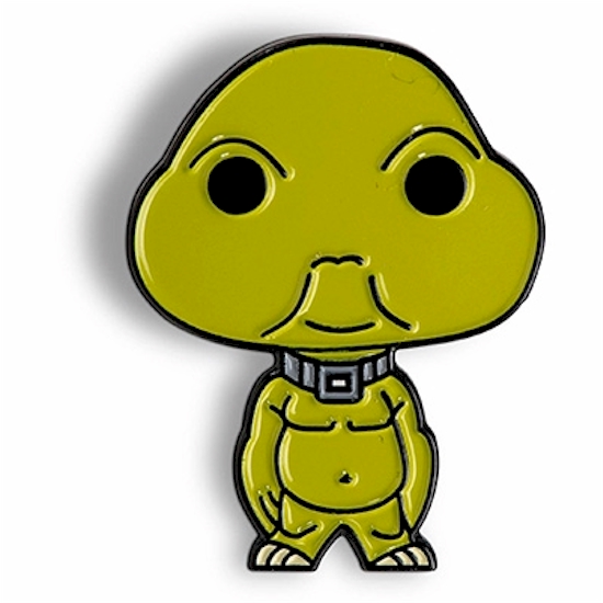 Doctor Who Slitheen Chibi Style Pin Badge
