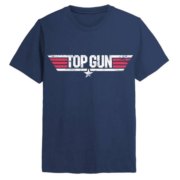Top Gun 'Logo' Blue Adult T-Shirts