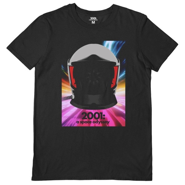 2001: A Space Odyssey 'Trippy' Black Adult T-Shirts