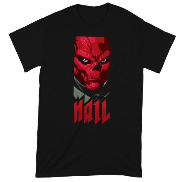 Marvel: Captain America 'Hail Hydra' Black Adult T-Shirts