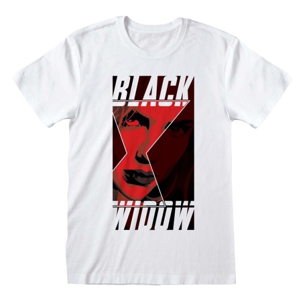 Marvel: Black Widow 'Profile' White Adult T-Shirts