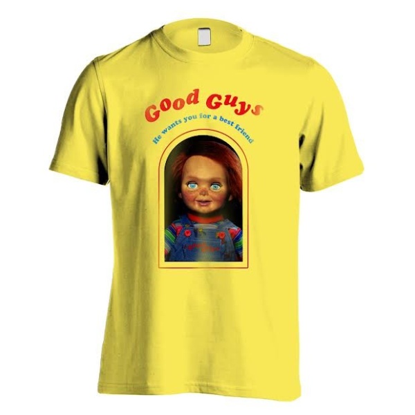 Child's Play 'Good Guys' Yellow Adult T-Shirts