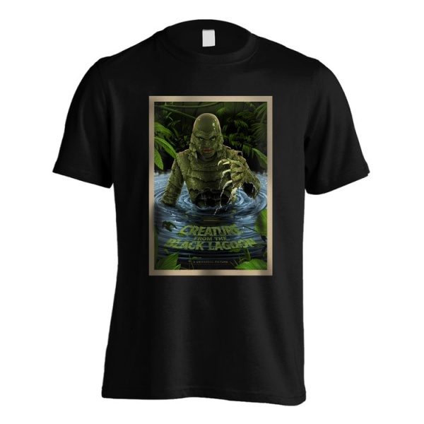 Universal Monsters 'Creature from the Black Lagoon' Black Adult T-Shirts