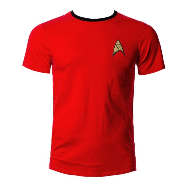 Star Trek 'Ops Uniform' Red Adult T-Shirts