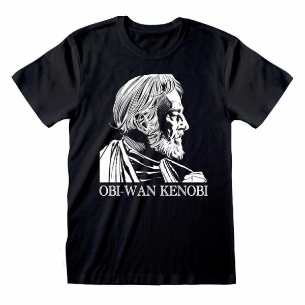 Star Wars 'Classic Kenobi' Black Adult T-Shirts