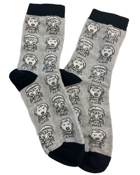 Doctor Who Chibi Weeping Angel Socks - Adults One Size 6-11