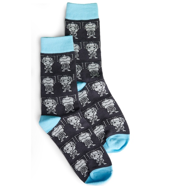 Doctor Who Chibi Cyberman Socks - Adults One Size 6-11