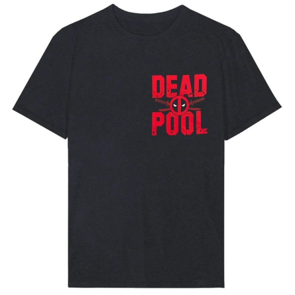 Marvel: Deadpool 'Wilson 91' Black Adult T-Shirts With Back Print