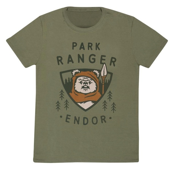 Star Wars: Return of the Jedi 'Endor Park Ranger' Black Adult T-Shirts