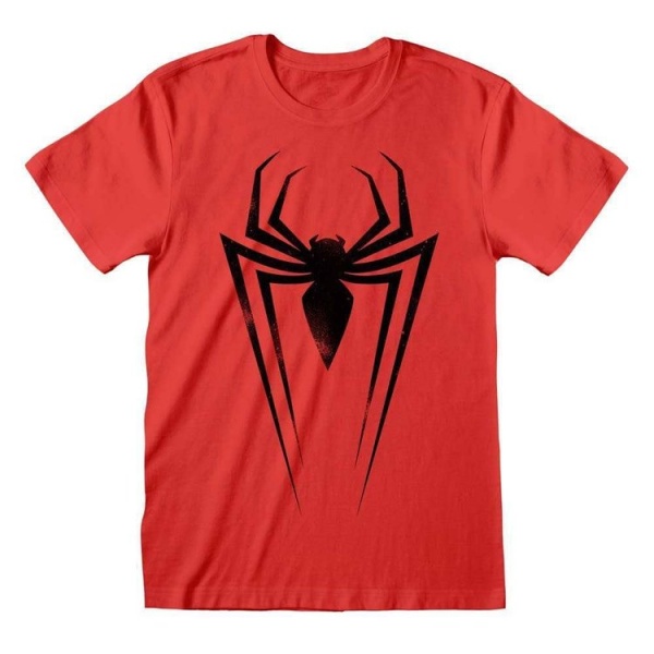 Marvel: Spider-Man 'Logo' Red Adult T-Shirts