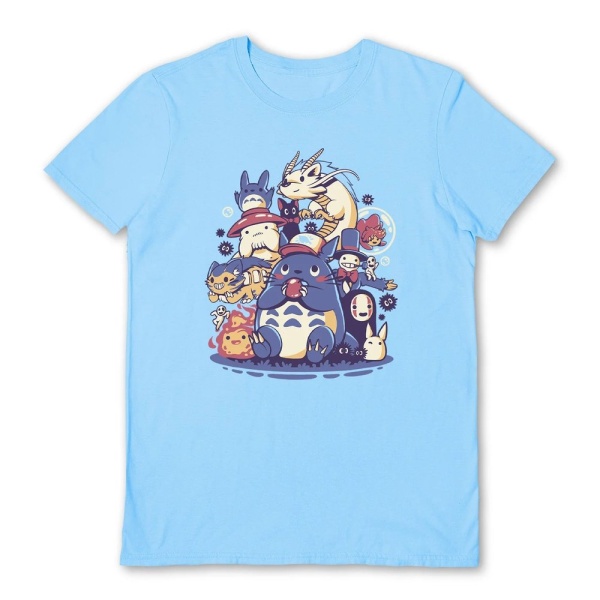 Ilustrata 'Friends' Light Blue Adult T-Shirts