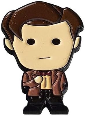 Doctor Who Eleventh Doctor Chibi Style Pin Badge