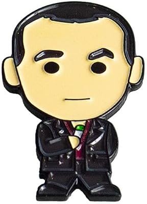 Doctor Who Ninth Doctor Chibi Style Pin Badge