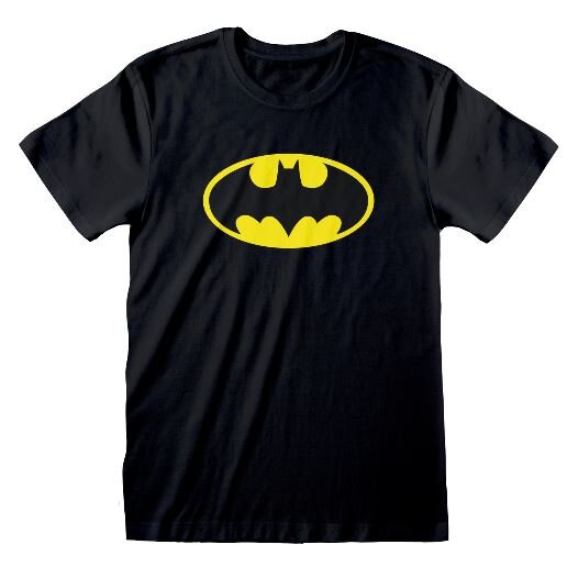 DC Batman 'Classic Logo' Black Adult T-Shirts - Serving Who fans and ...