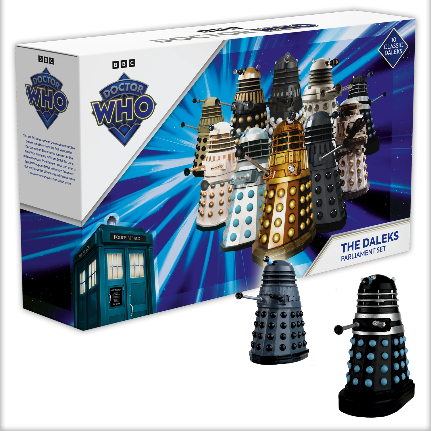 Doctor Who Dalek Figure Parliament Master Replicas Box Set - Serving ...