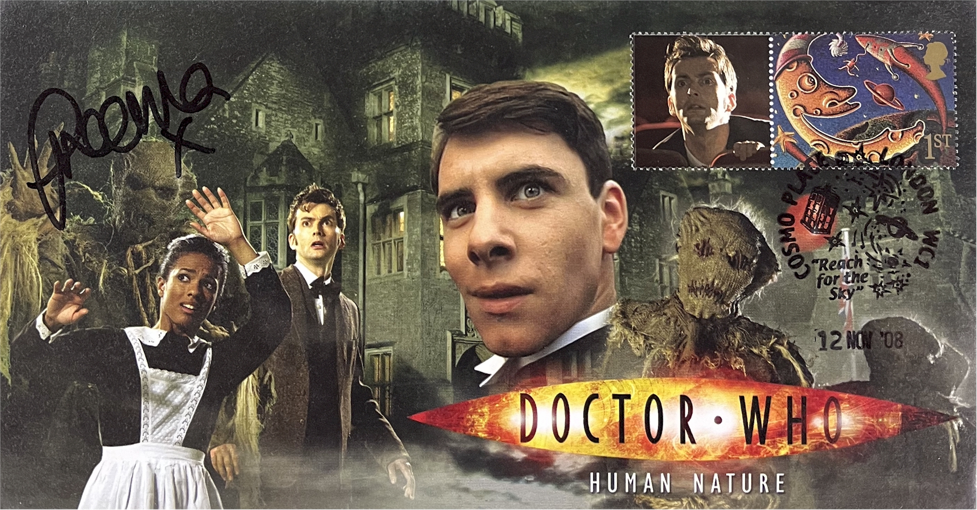 Doctor Who 2007 Series 3 Episode 8 Series Human Nature Collectible Stamp Cover Signed by FREEMA AGYEMAN