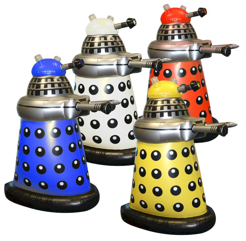 Doctor Who Inflatable Dalek - Low stock of the White version available