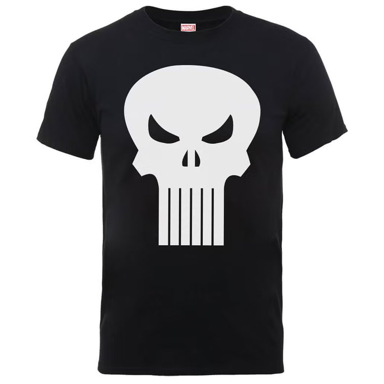 Marvel: The Punisher 'Logo' Black Adult T-Shirts