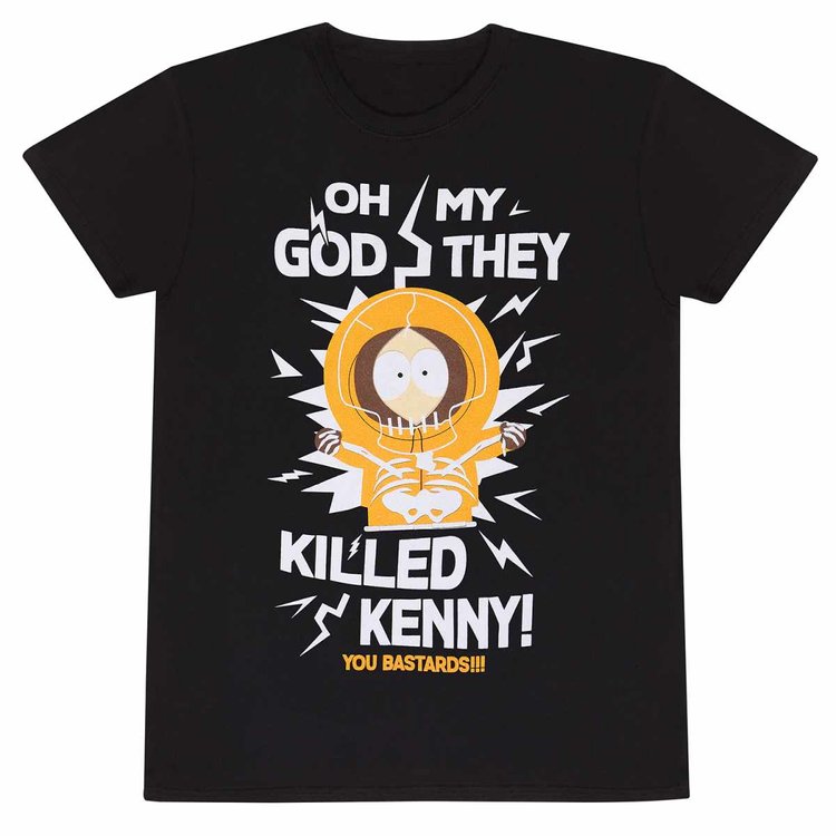 South Park 'They Killed Kenny' Black Adult T-Shirts