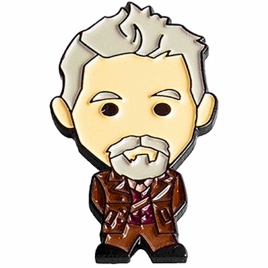 Doctor Who War Doctor Chibi Style Pin Badge