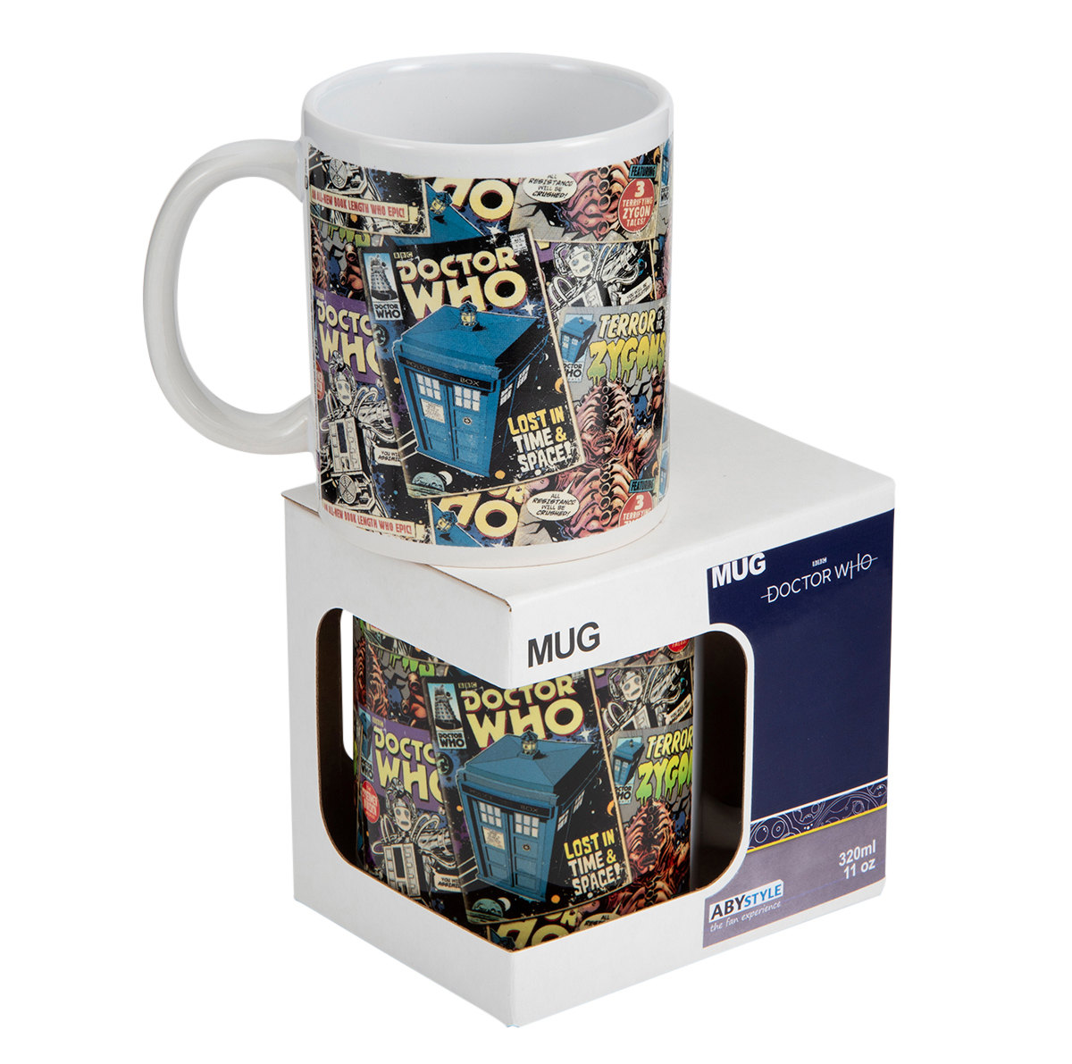 Doctor Who Comic Strip  Coffee Tea Mug