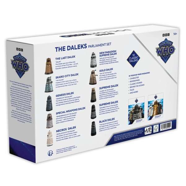 Doctor Who Dalek Figure Parliament Master Replicas Box Set