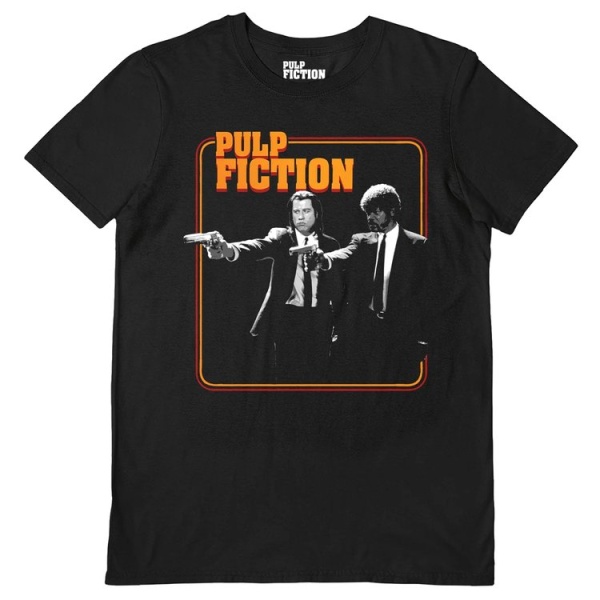 Pulp Fiction 'Guns' Black Adult T-Shirts