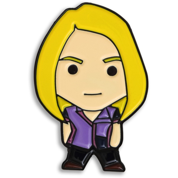 Doctor Who Rose Tyler Chibi Style Pin Badge