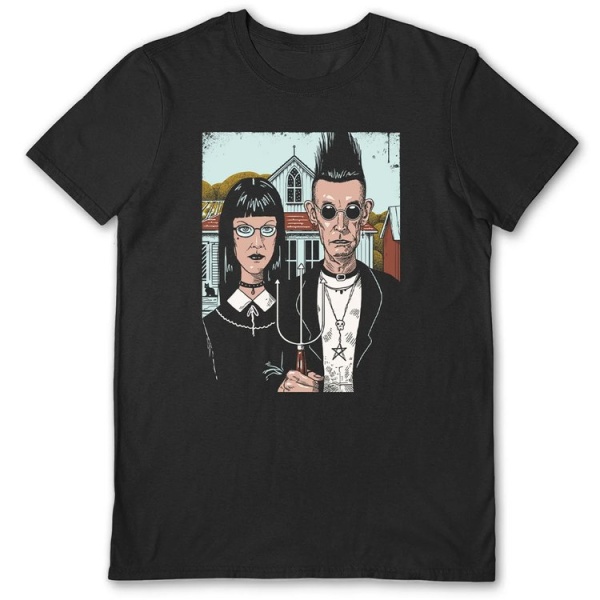 Vincent Trinidad 'American Goth' Black Adult T-Shirts