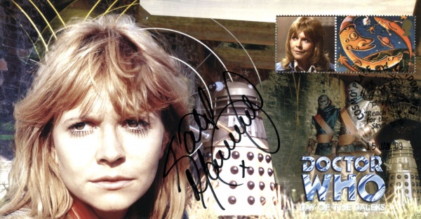 Doctor Who Terror Of The Autons Collectible Stamp Cover Signed By Katy Manning Serving Who